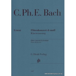 Bach C.P.E. Concerto in D minor (Fl/Pno) Henle